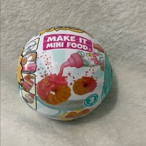 NEW Make It Mini Food Toy Set